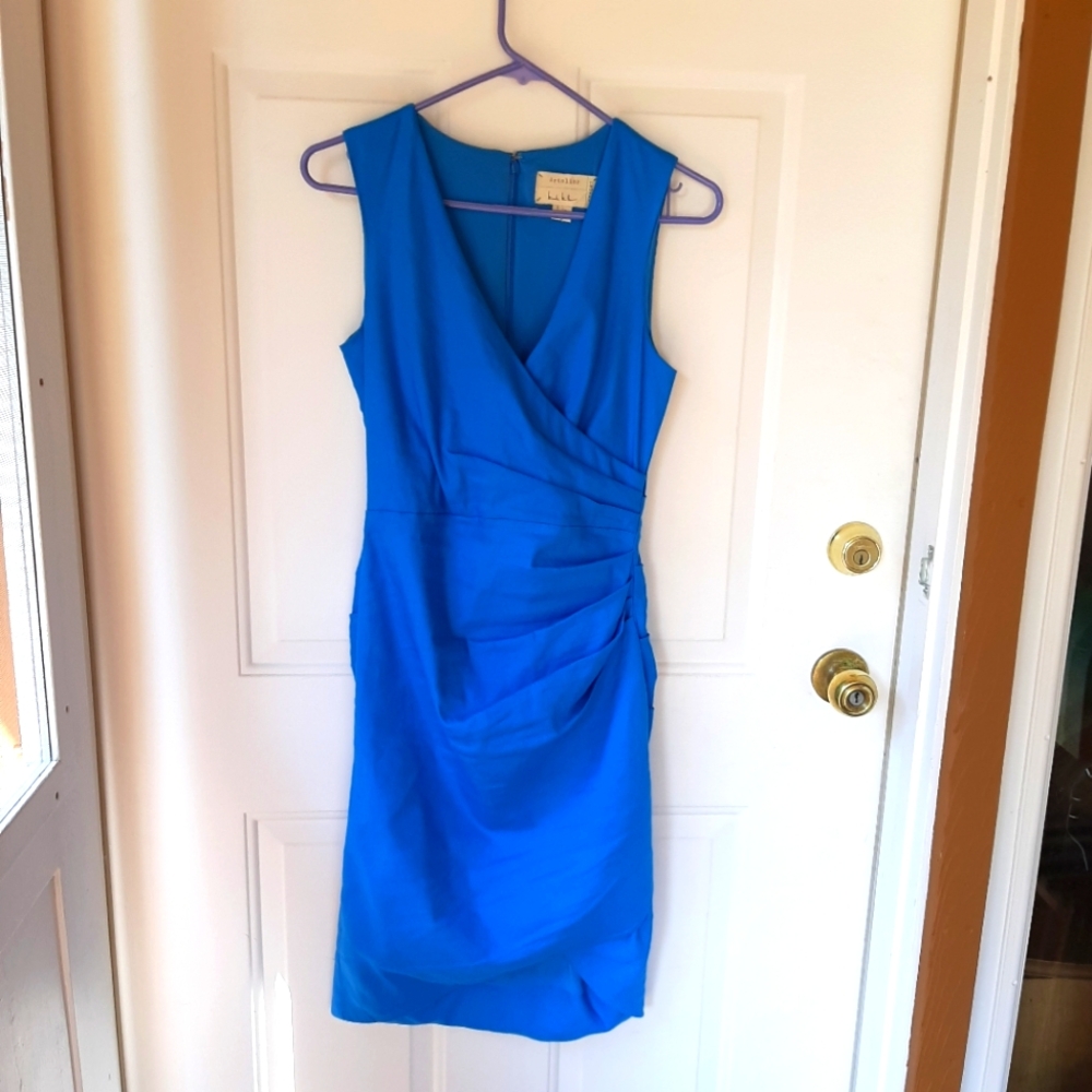 Artelier Nicole Miller Vibrant Blue Dress